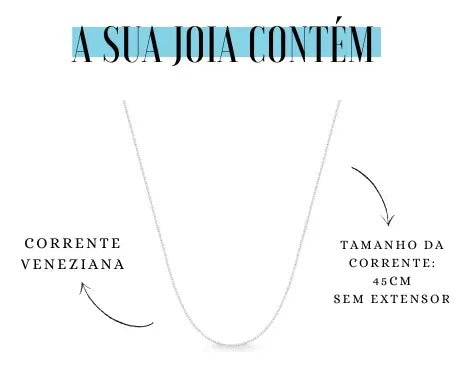 Corrente de Prata 0,15mm Veneziana 45cm