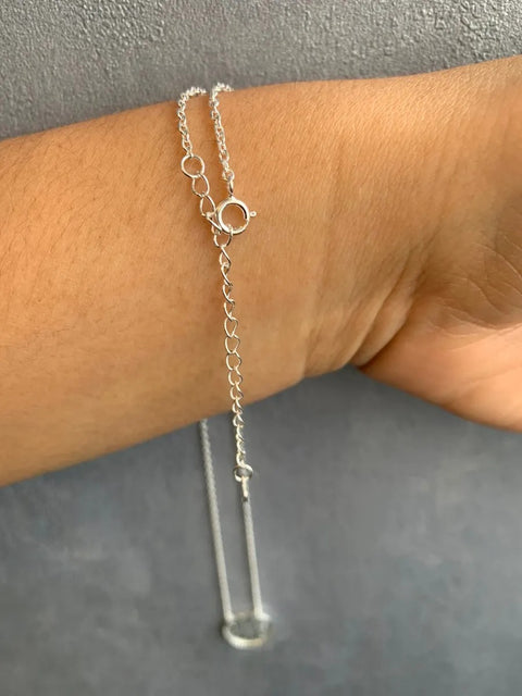 Colar de Prata Menina com Zircônias