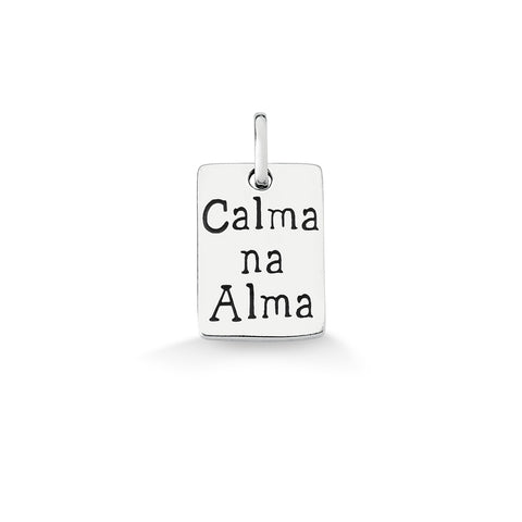 Pingente de Prata Calma na Alma