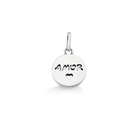Pingente de Prata Amor